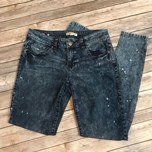 CABI Acid Wash Skinny Jeans